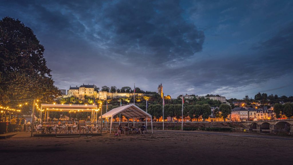 La guinguette de Chinon, en bord de Vienne.