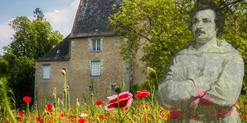 Le musée Balzac, au château de Saché. France