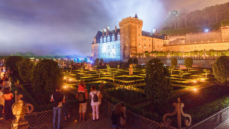 Les nuits des mille feux à Villandry - Crédit photo : Loïc Lagarde