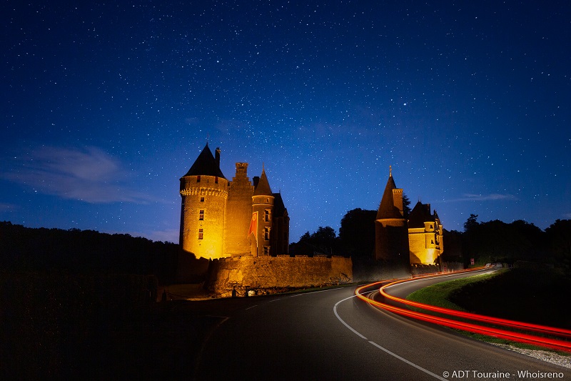 Château de Montpoupon, à Céré-la-Ronde en Indre et Loire, participant pour la première fois à la Nuit des châteaux organisée les 27 et 28 octobre 2023 par Dartagnans.