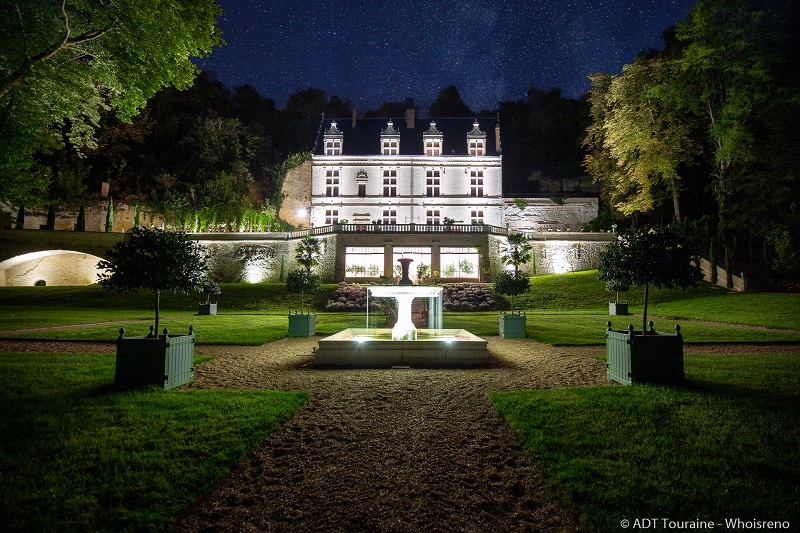 Domaine royal de Château Gaillard, à Amboise. La nuit des châteaux dans le Val de Loire