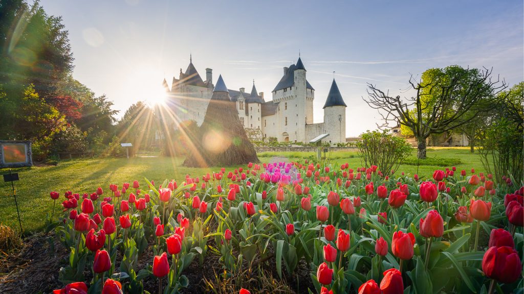 Les jardins de conte de fées du château du Rivau, qui apporte de l'eau au moulin de l'expression Jardin de la France, lorsque sont évoqués les parcs et jardins remarquables de Touraine.