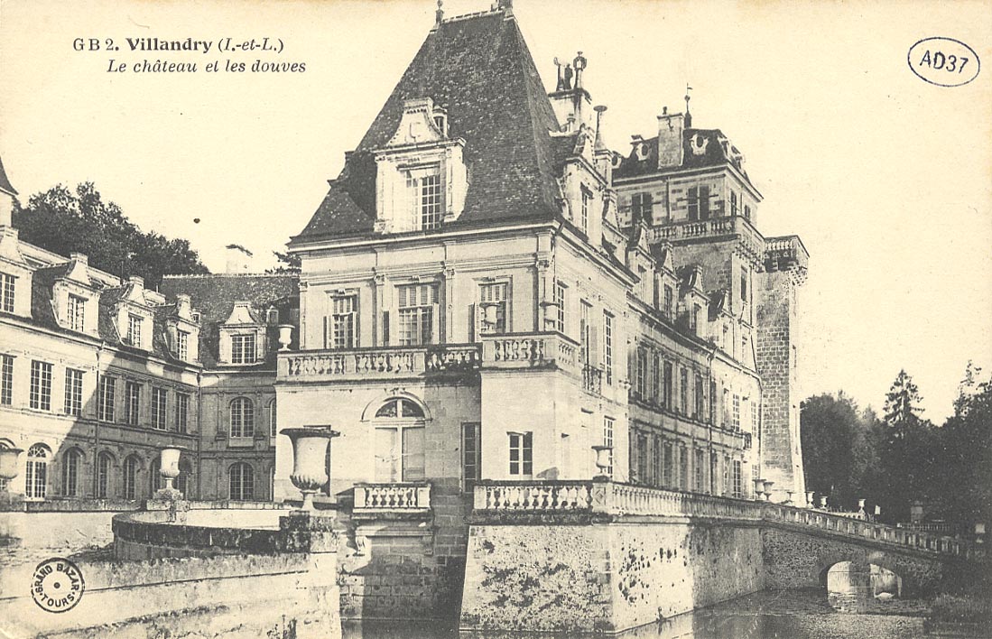 Cartes postales anciennes - Château de Villandry