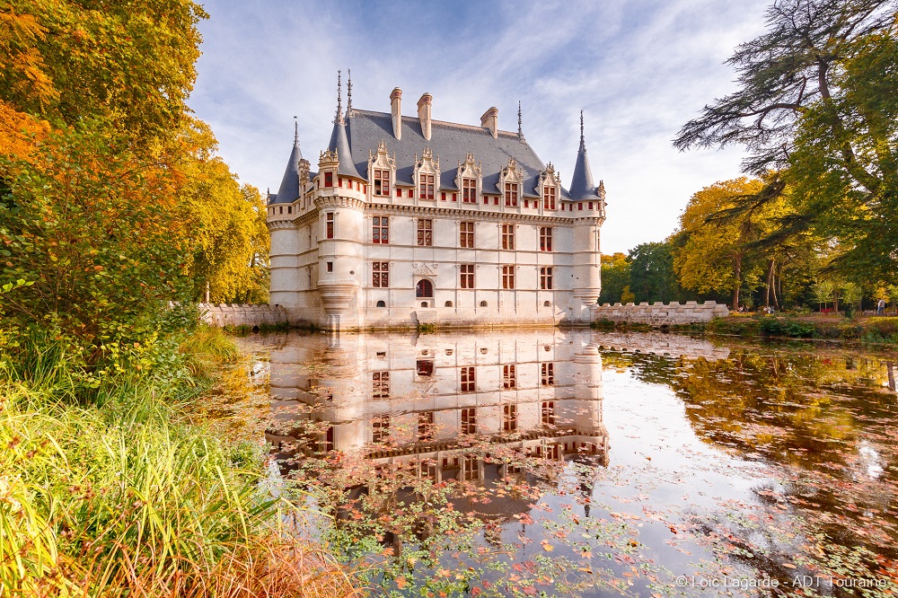 L'automne au château d'Azay-le-Rideau