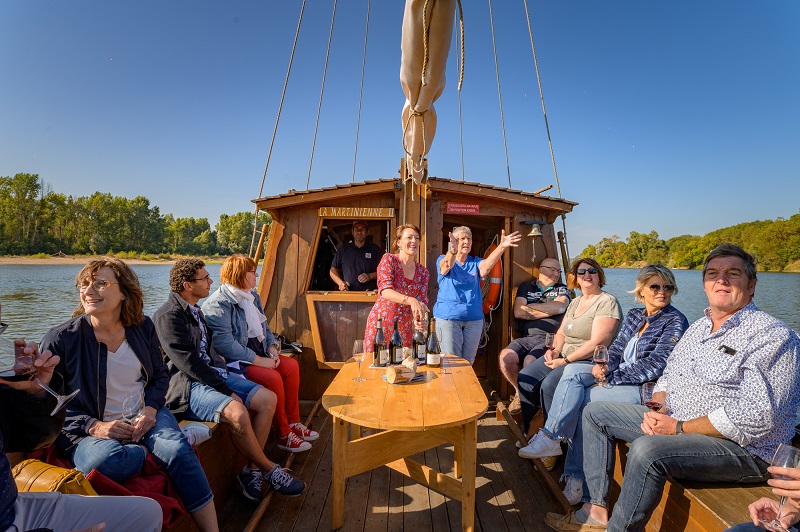 Apéro à bord du bateau la Martinienne - Chouzé sur Loire