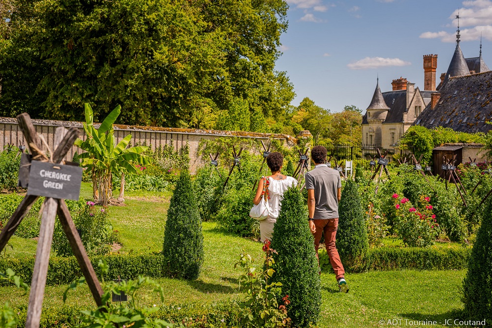 Le jardin du château de la Bourdaisière