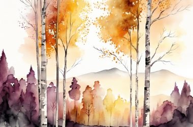 autumn-birch-trees-watercolor-digital-illustration-painting-nature-landscapes